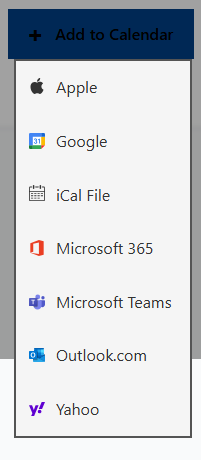 Add to Calendar preview